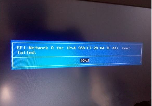 Windows10EFI Netword 0 for ipv4 boot failedô죿