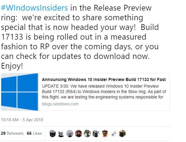 Windows 10 Build 17133һWin10汾(1)