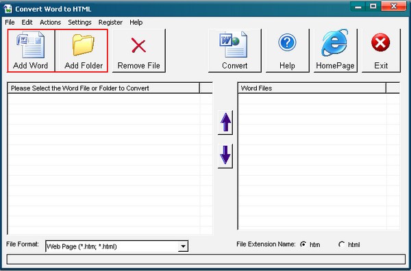 Convert Word to HTML(WordתHTML)