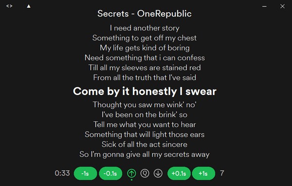 Spotify Lyrics(ʹ)