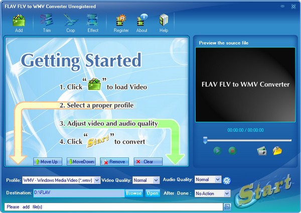 FLAV FLV to WMV Converter