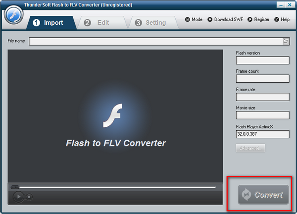 ThunderSoft Flash to FLV Converter(3)