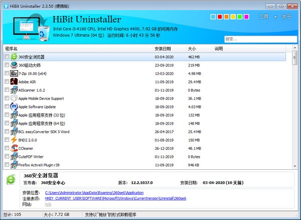 HiBit Uninstaller(ȫжŻ)