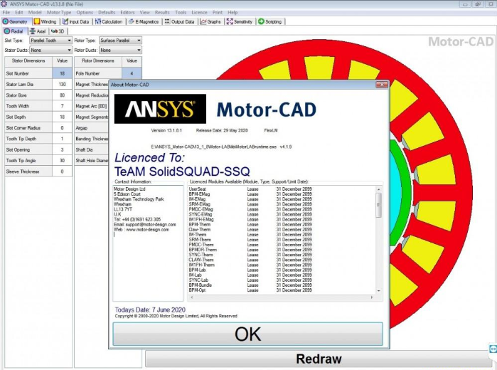 ANSYS Motor-CAD13