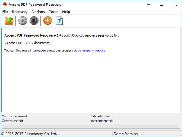 Accent PDF Password Recovery(PDFָ)