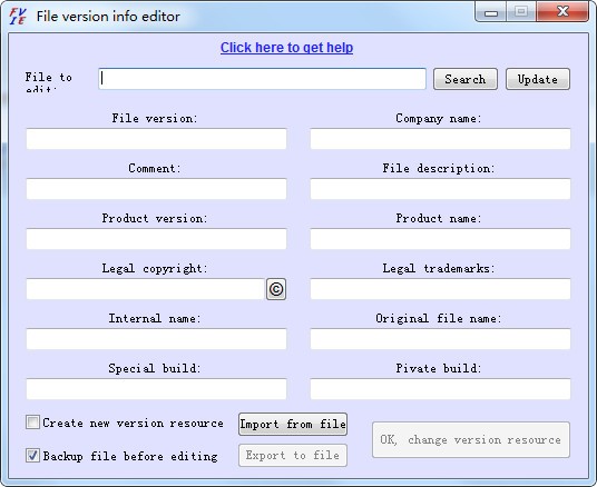 File version info editor(ļ汾Ϣ޸)