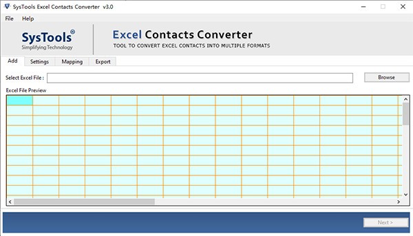 SysTools Excel Contacts Converter(ļʽת)