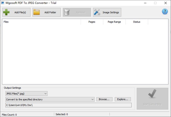 Mgosoft PDF To JPEG Converter(PDFתͼƬ)