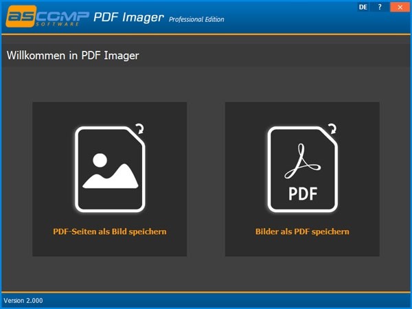 ASCOMP PDF Imager Professional Edition(PDFתͼ񹤾)
