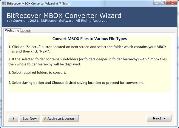 BitRecover MBOX Converter Wizard(MBOXʼת)