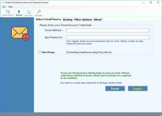 Yandex Mail Backup Wizard(䱸ݹ)