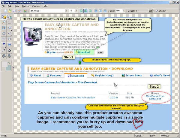 Easy Screen Capture And Annotation(Ļͼע͹)