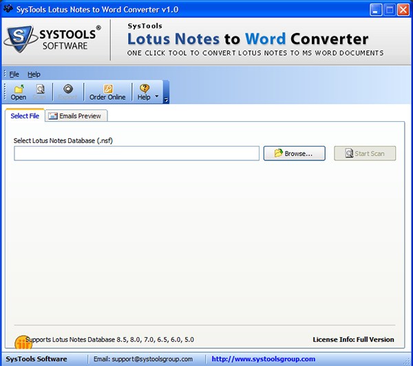 SysTools Lotus Notes to Word Converter(ʼת)