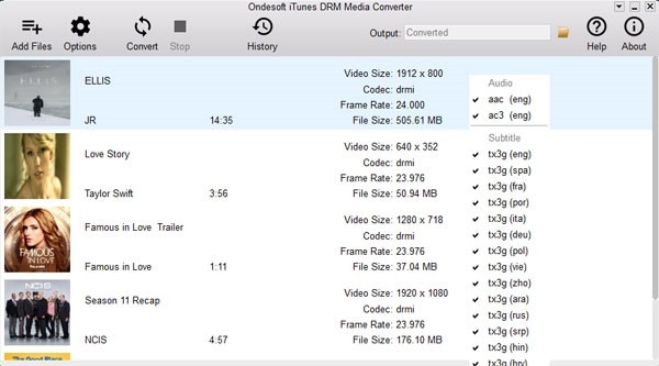 Ondesoft iTunes DRM Media Converter(Ƶת)