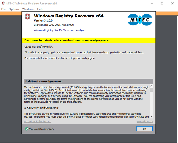 MiTeC Windows Registry Recovery(Windowsעָ)