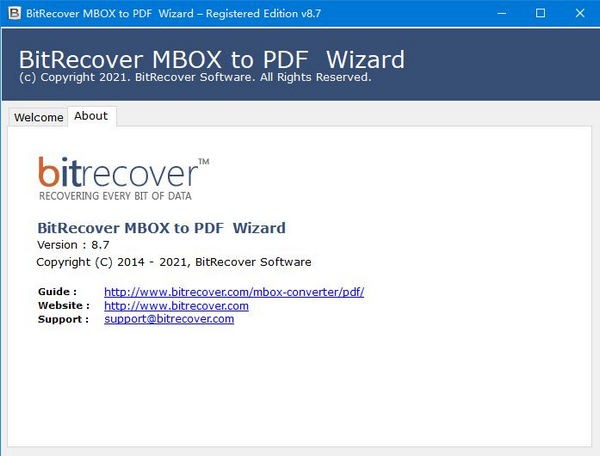 BitRecover MBOX to PDF Wizard(ļʽת)