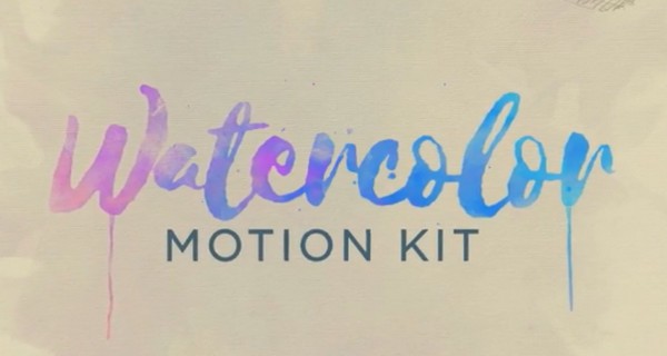 Watercolor Motion Kit