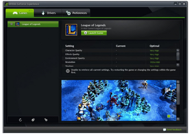 NVIDIA GeForce Experience,СNVIDIA GeForce Experience